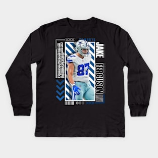 Jake Ferguson Paper Poster Version 10 Kids Long Sleeve T-Shirt